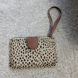 Leopard print Clutch/Wallet/Wristlet, NWOT $10